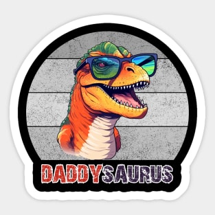 Daddysaurus T rex Dinosaur Brother Saurus Family Matching Sticker